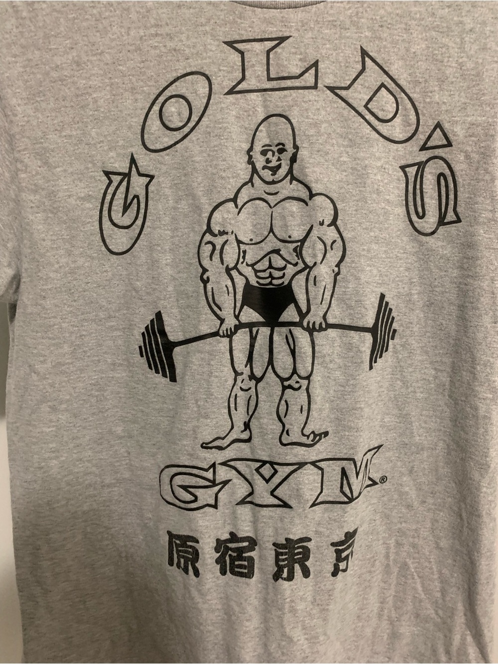 Gold's Gym Authentic UnisexShort Sleeve Graphic Tee - Gray